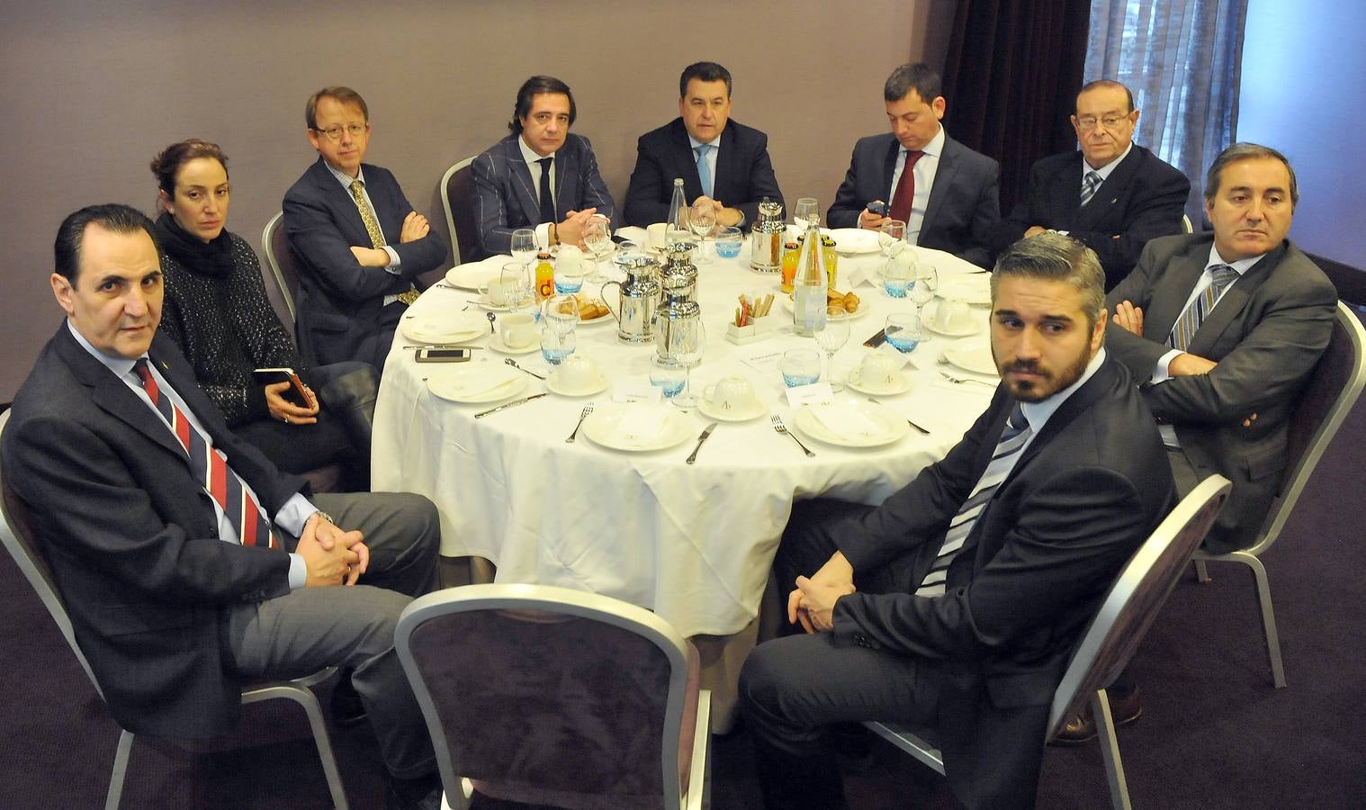 José Rolando Álvarez (Iberaval); Laura Fernández (Diputación de Valladolid); Fernando Derqui (Banco Sabadell); Manuel Salgado (El Norte); José Manuel Barrio (alcalde de Arroyo); Roberto Cámara (Gas Natural Fenosa);Luis Sanz (Dehesa de los Canónigos); Carlos Rico (Acor) y Miguel Lijó Dios (Hotel Vincci Frontaura).