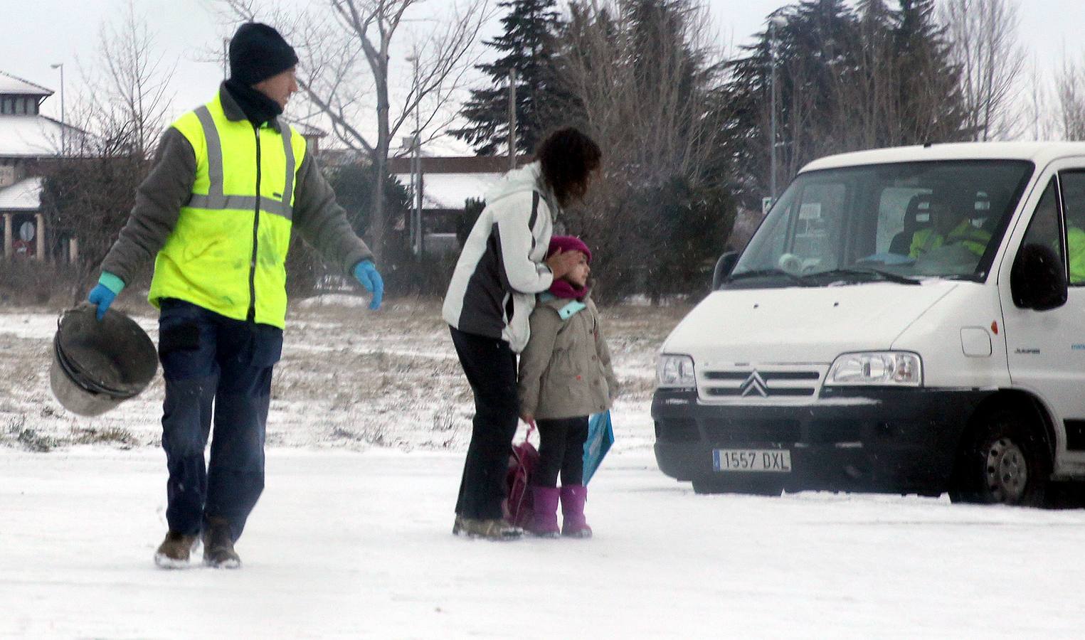 Nueva jornada de nieve en Segovia