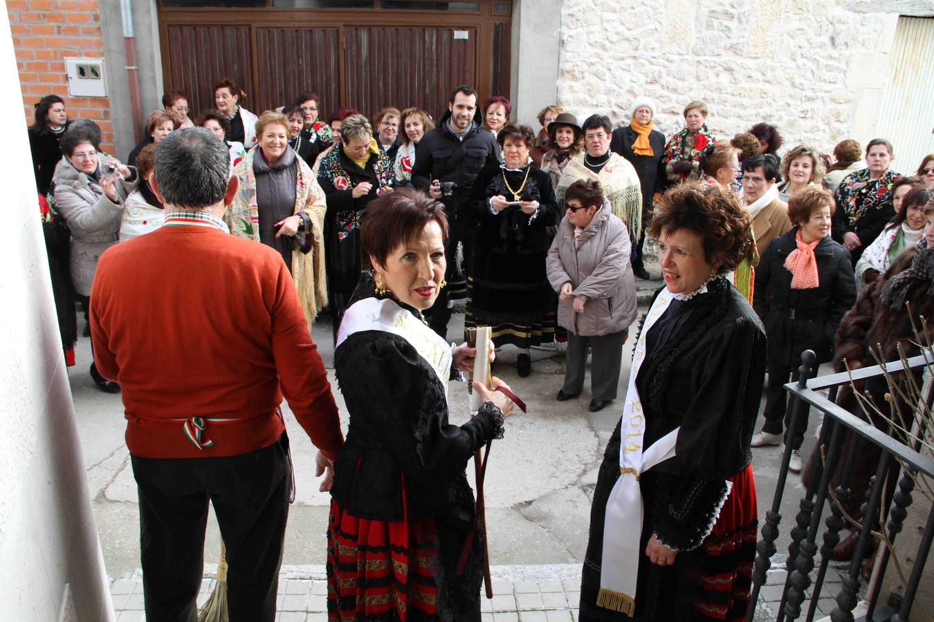 Celebración de las águedas en Campaspero (Valladolid)