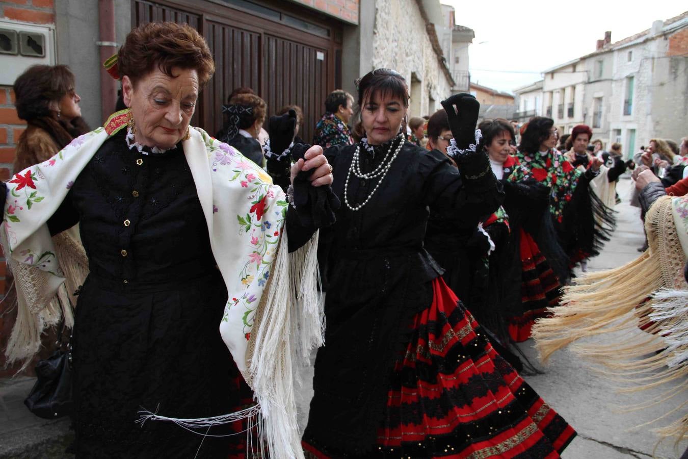 Celebración de las águedas en Campaspero (Valladolid)