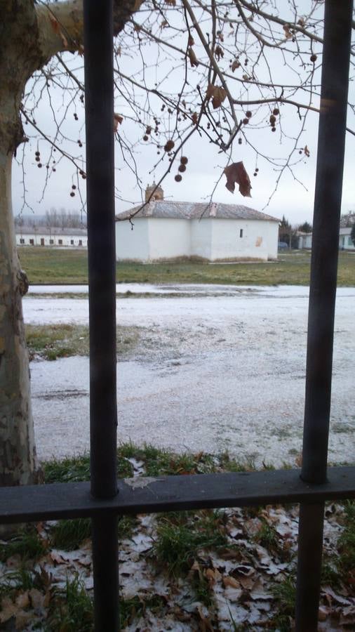 Nieve en Sardón de Duero.