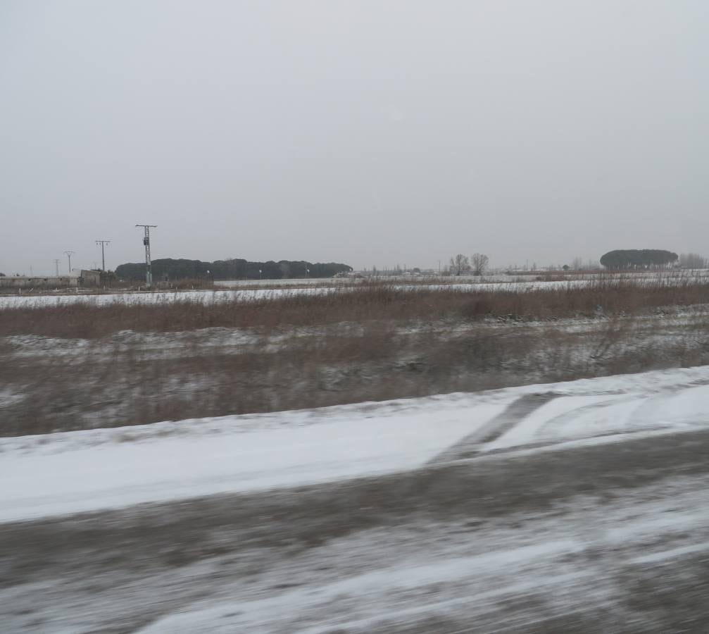 Nieve en Aldeamayor de San Martín.