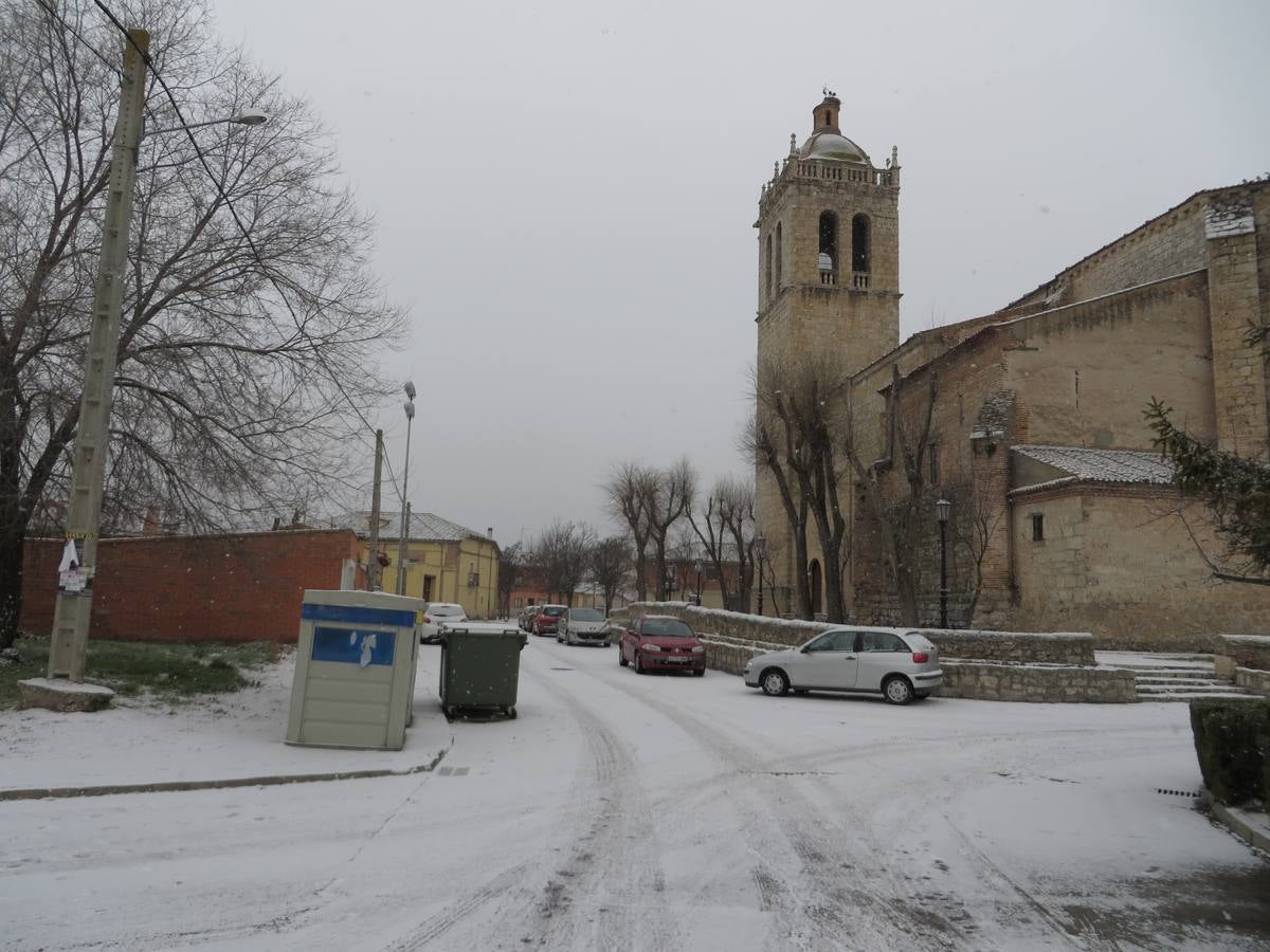 Nieve en Aldeamayor de San Martín.