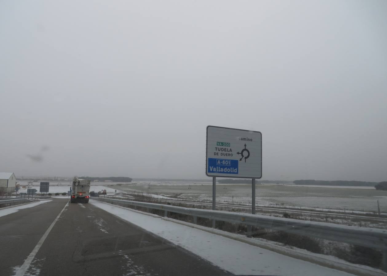 Nieve en Aldeamayor de San Martín.