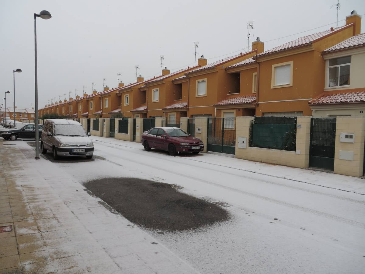 Nieve en Aldeamayor de San Martín.