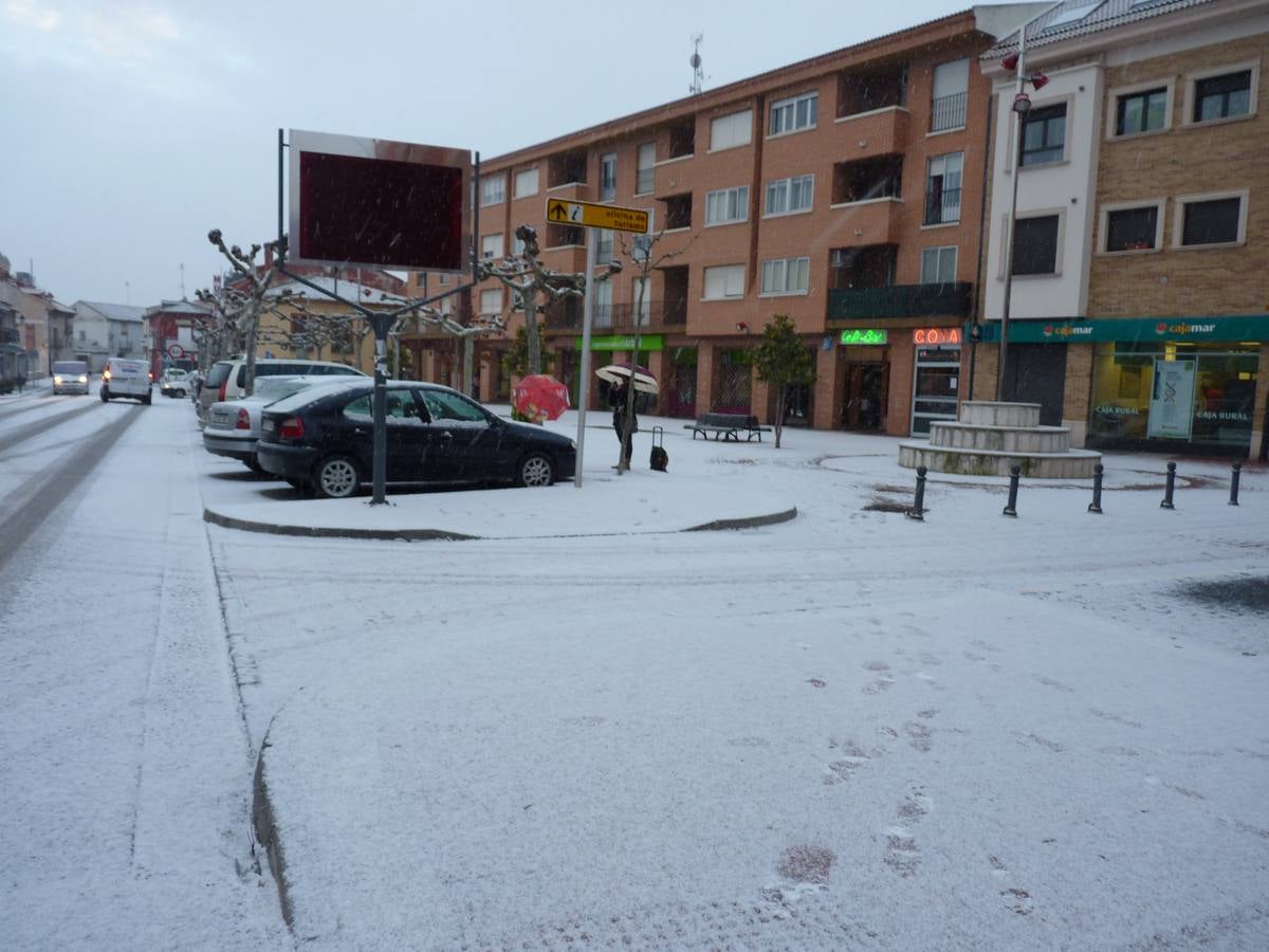 Nieve en Tudela de Duero.