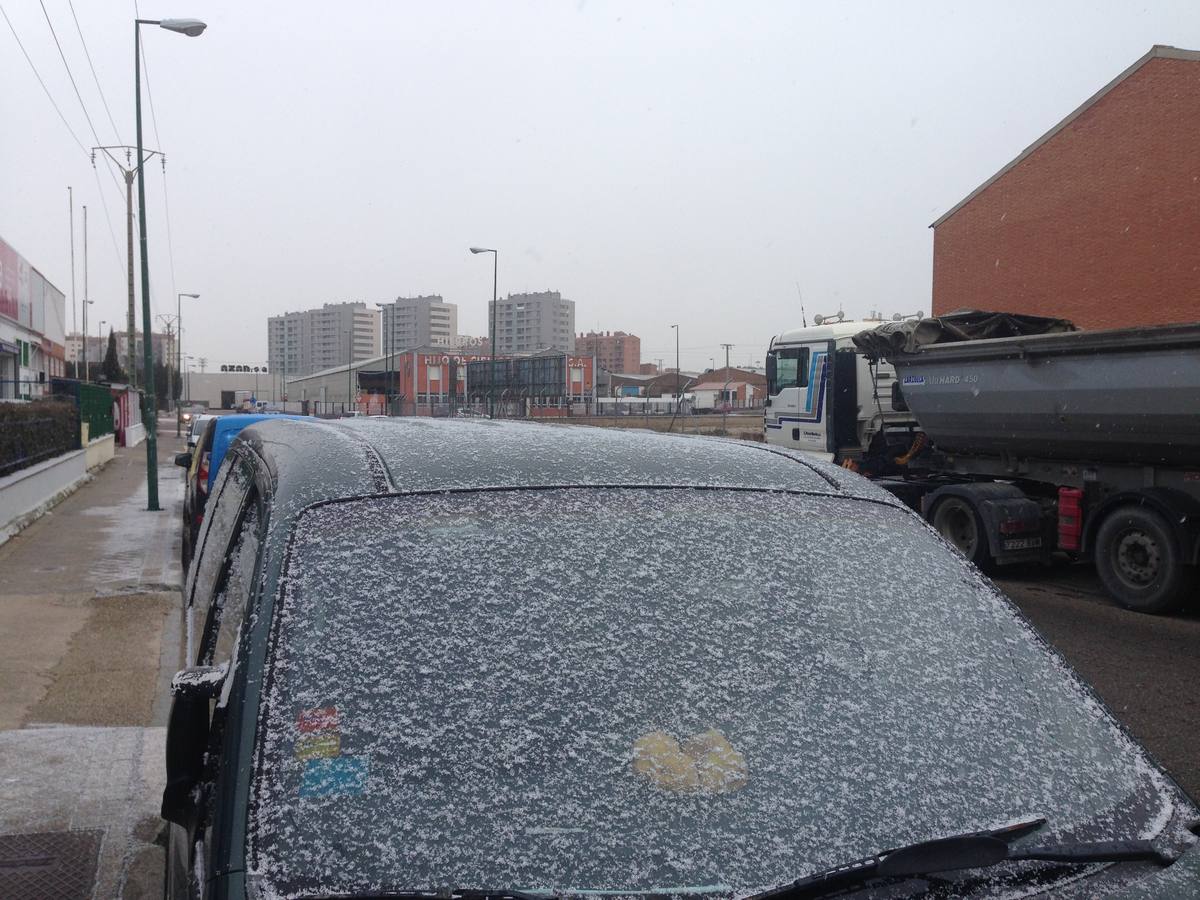 Primeros copos en el polígono de Argales.