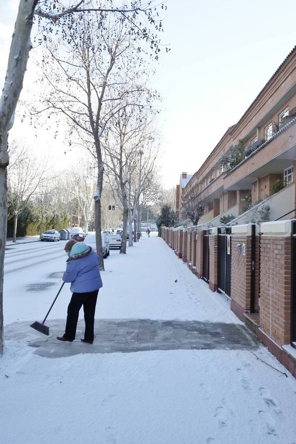 Nueva jornada de nieve en Valladolid