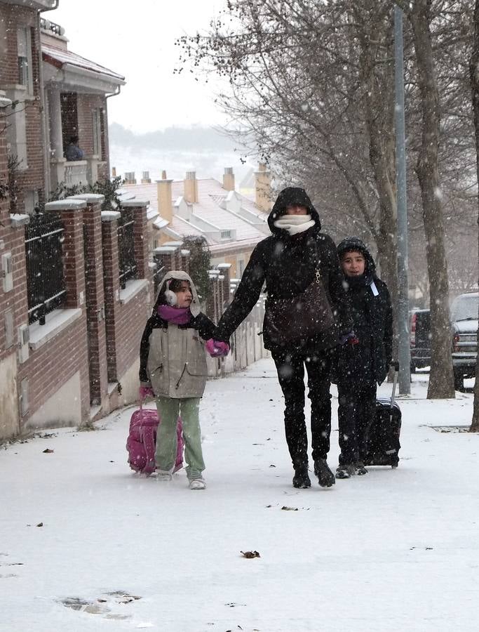 Nueva jornada de nieve en Valladolid