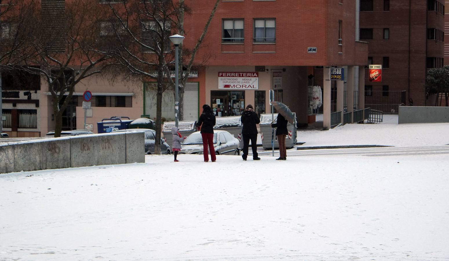 Nueva jornada de nieve en Valladolid