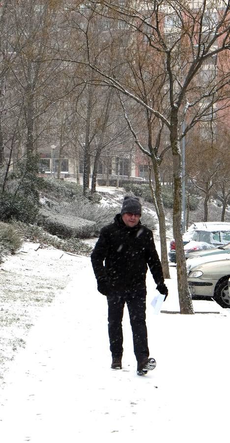 Nueva jornada de nieve en Valladolid