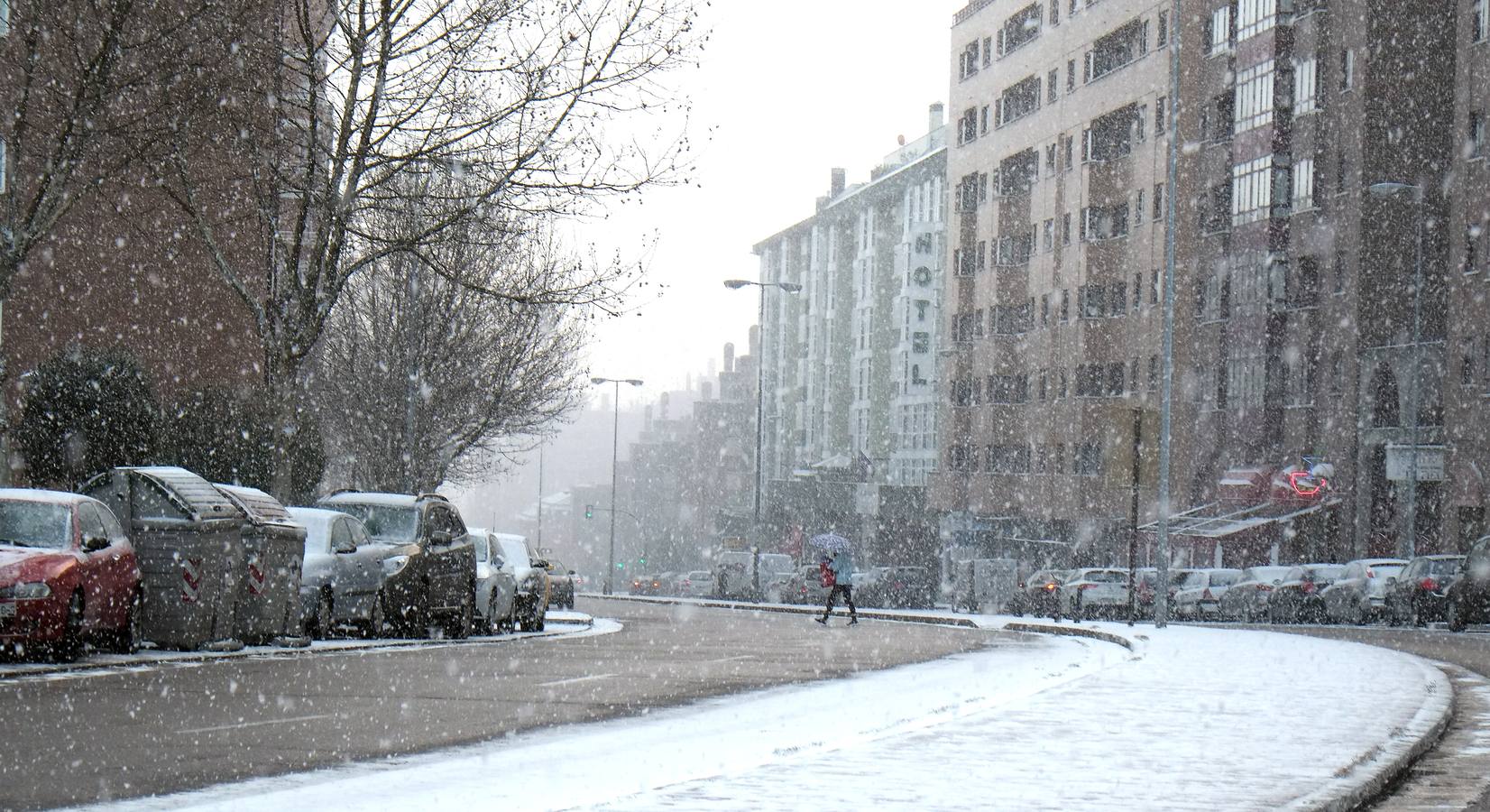 Nueva jornada de nieve en Valladolid