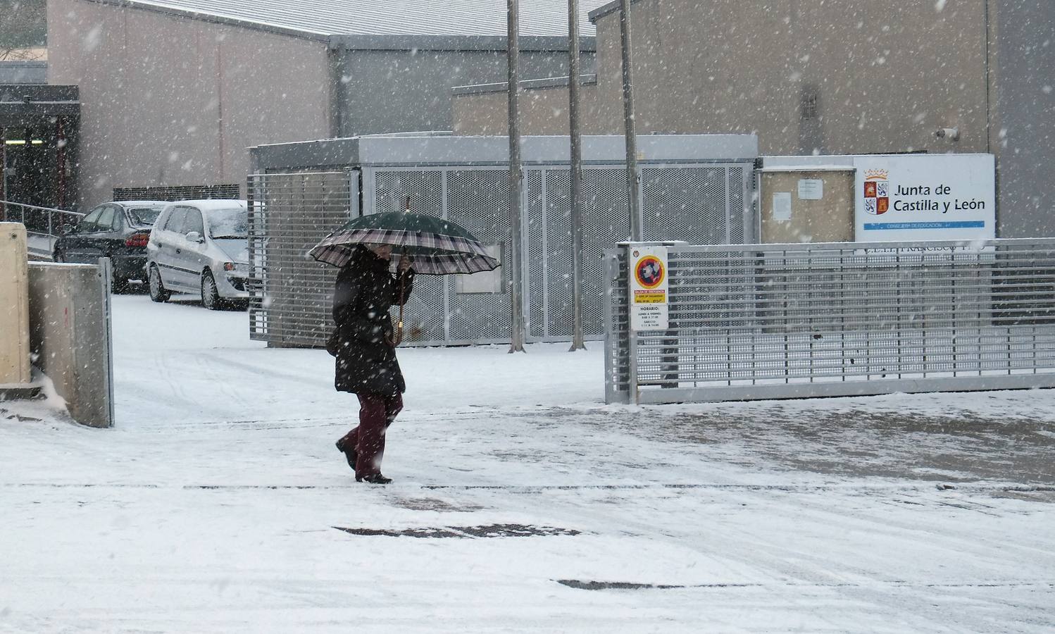 Nueva jornada de nieve en Valladolid