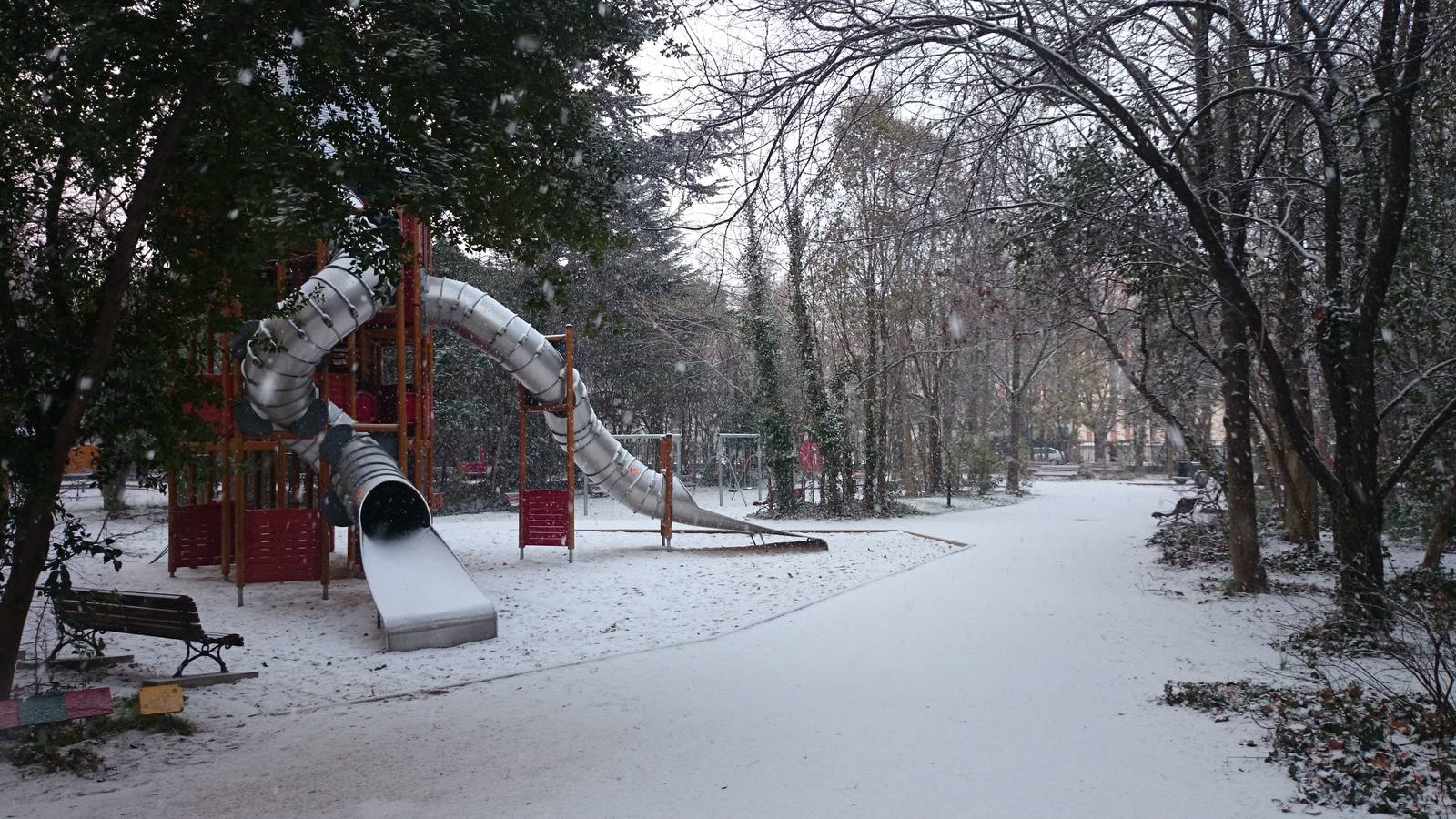 Nieve en Valladolid capital