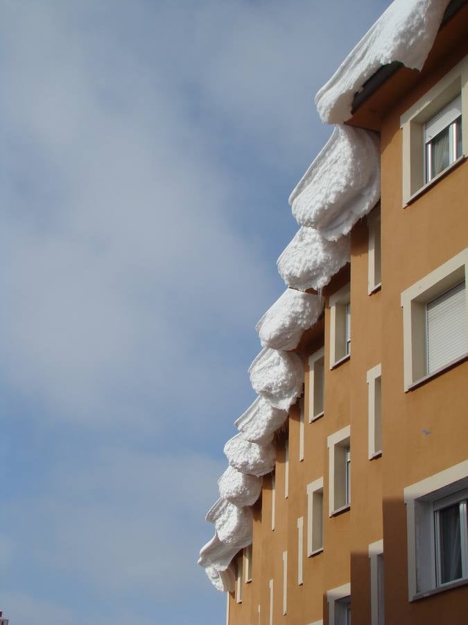 Nieve en Aguilar de Campoo