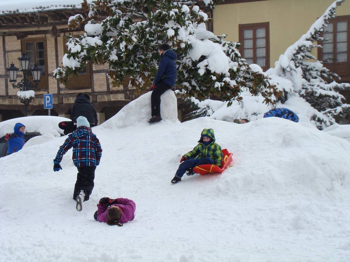 Nieve en Aguilar de Campoo