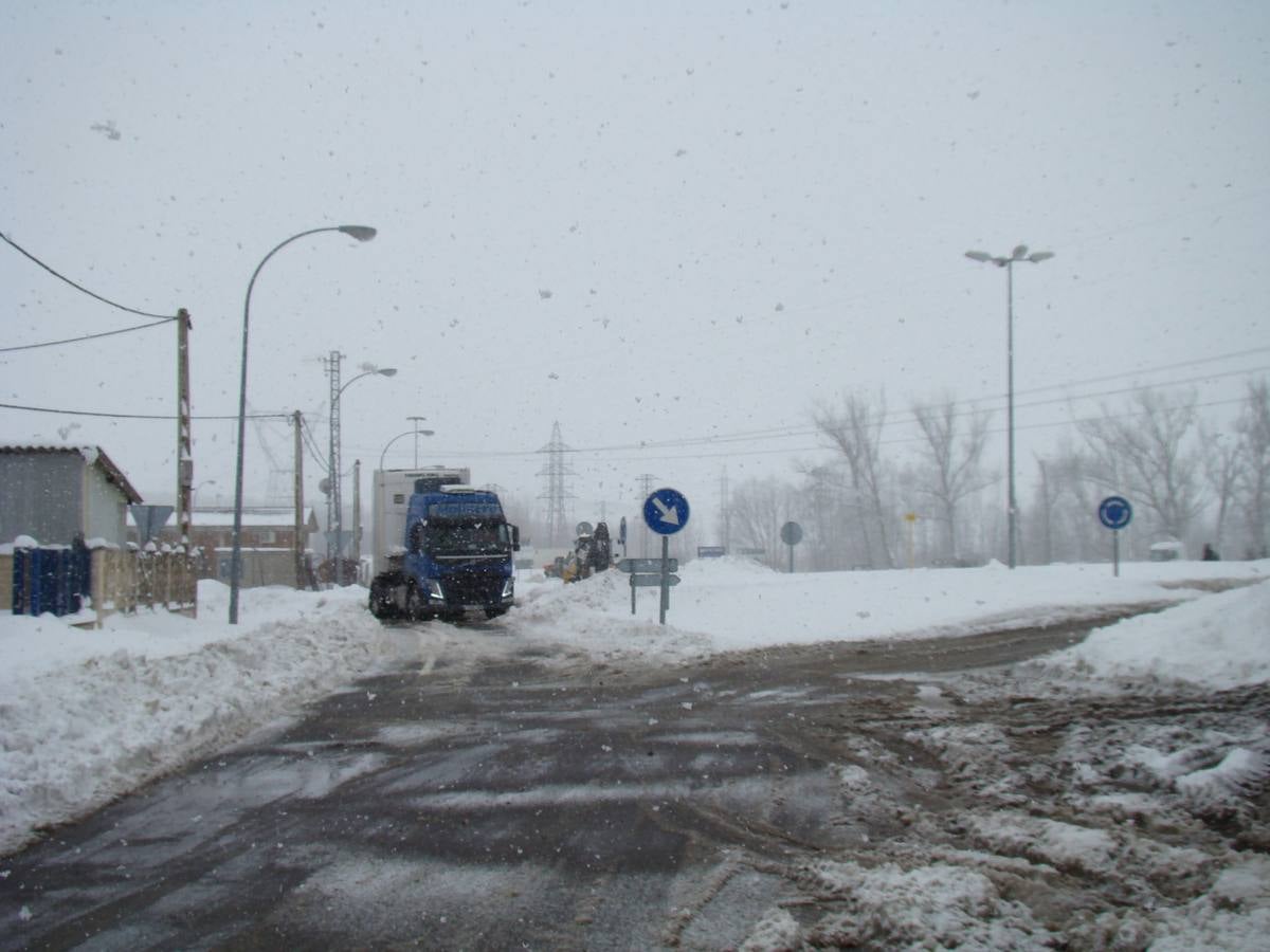 Nieve en Aguilar de Campoo