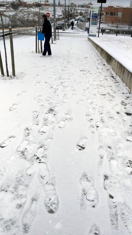 Jornada del sábado con nieve en Segovia