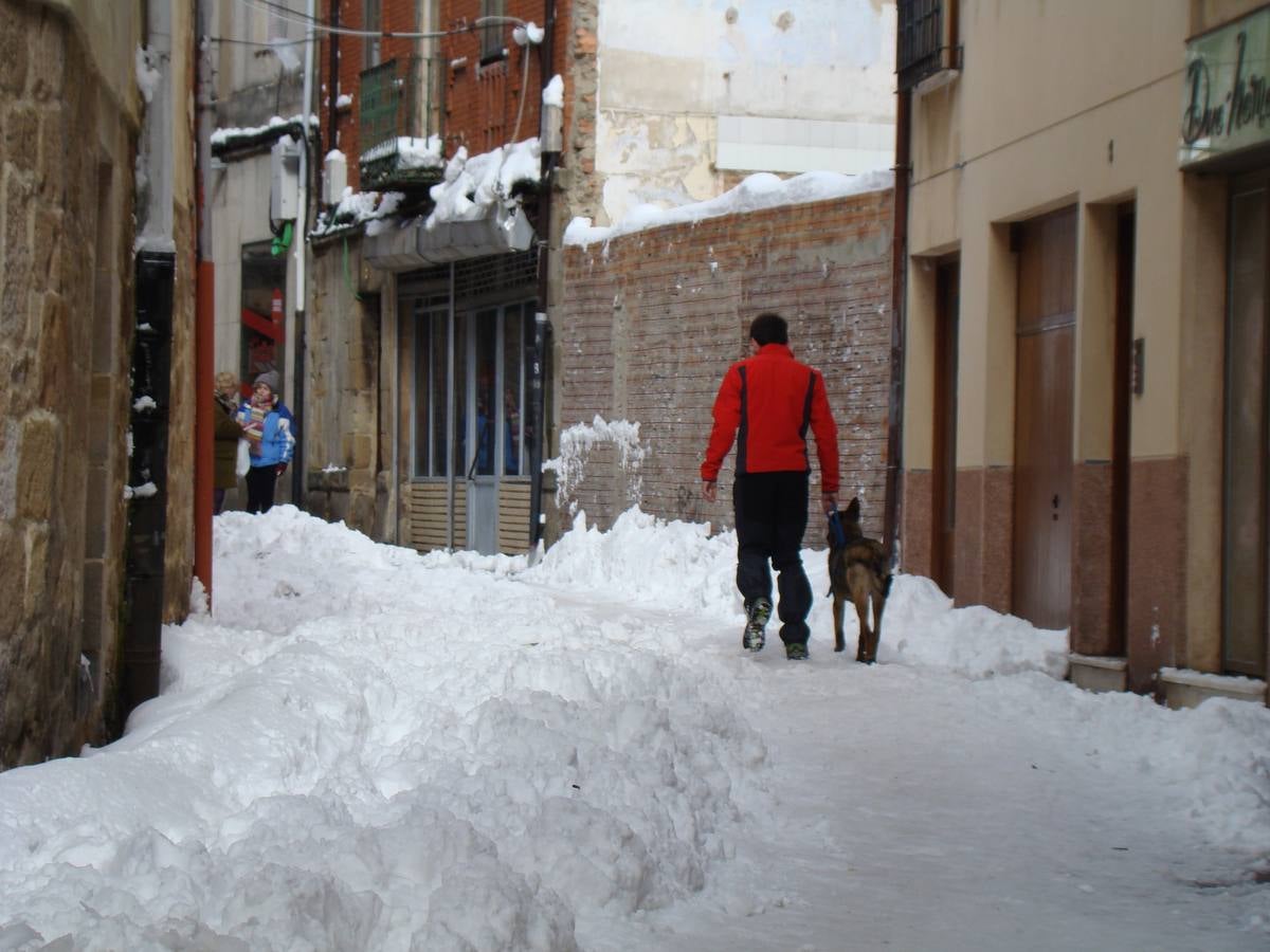 Jornada de nieve en Aguilar de Campoo (Palencia)