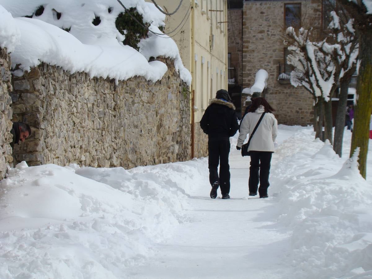 Jornada de nieve en Aguilar de Campoo (Palencia)