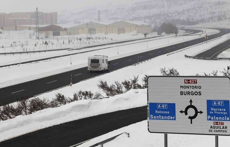 Reabierta la A-67 a todo tipo de vehículos