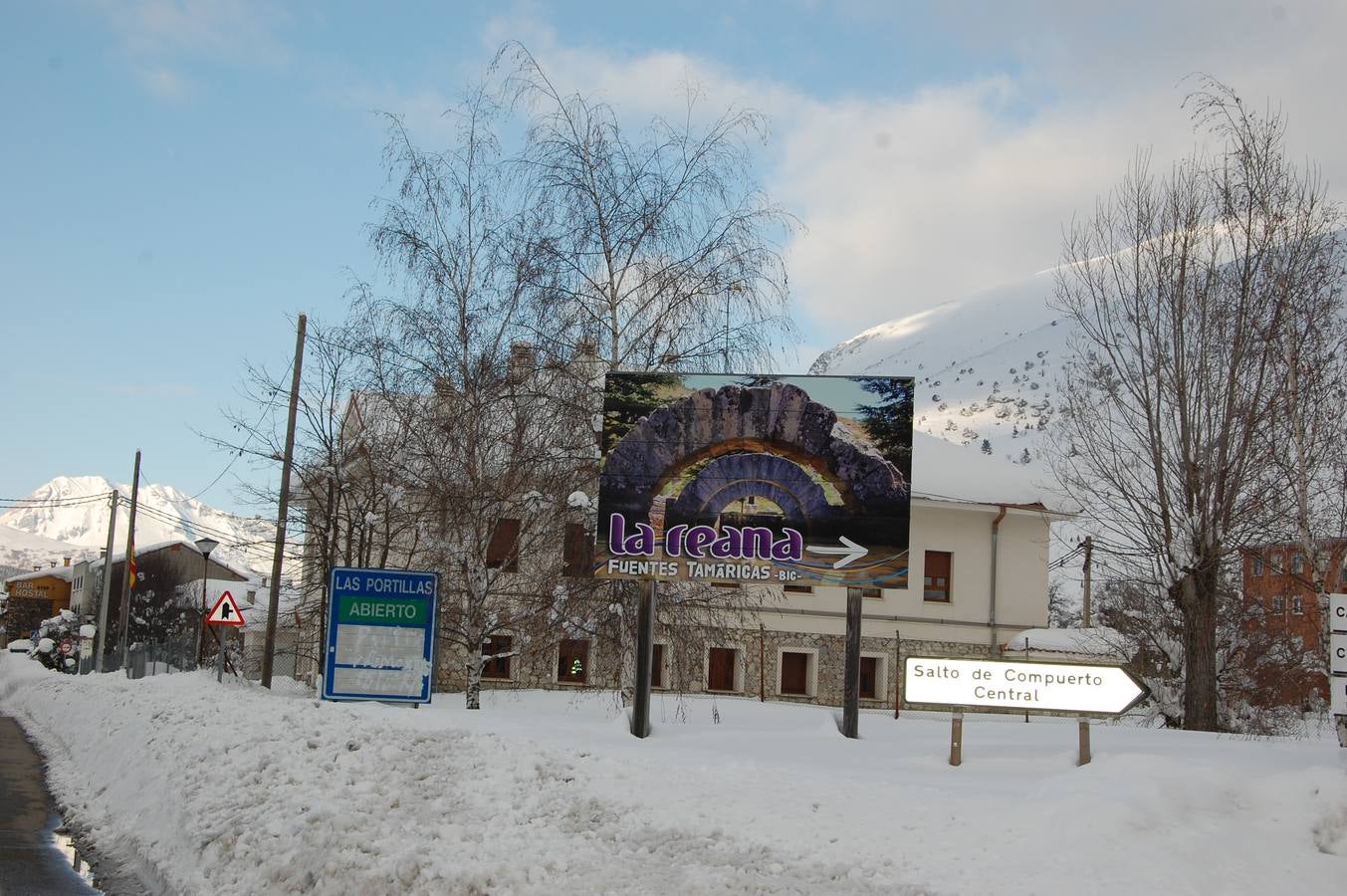 Nieve en Velilla - Ruta de los Pantanos