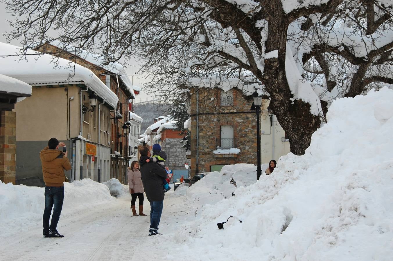 Nieve en Velilla - Ruta de los Pantanos