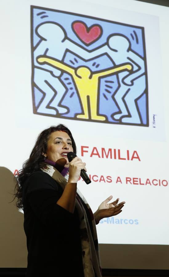 Laura Rojas-Marcos, en el Aula de Cultura de El Norte de Castilla