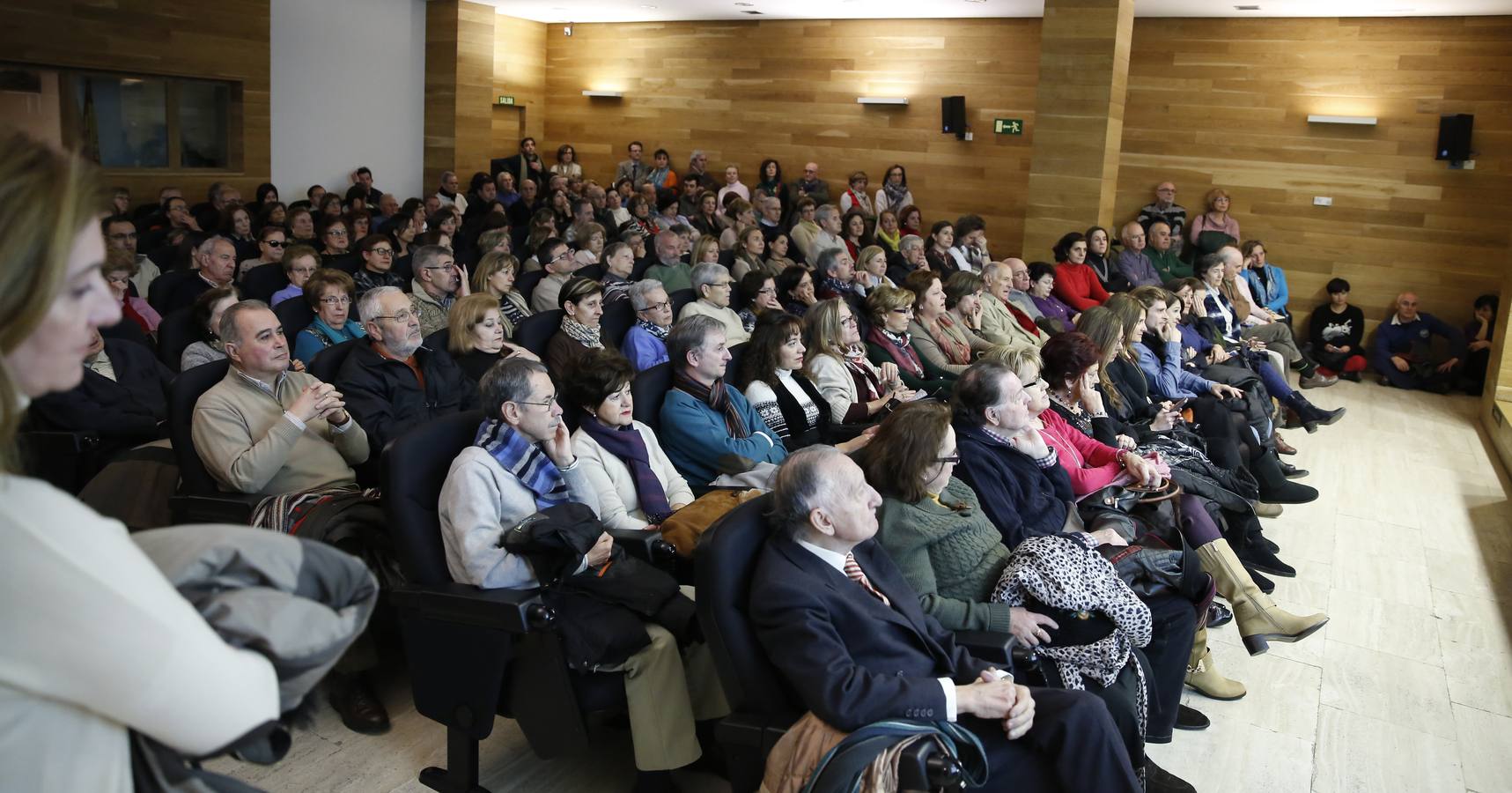 Laura Rojas-Marcos, en el Aula de Cultura de El Norte de Castilla