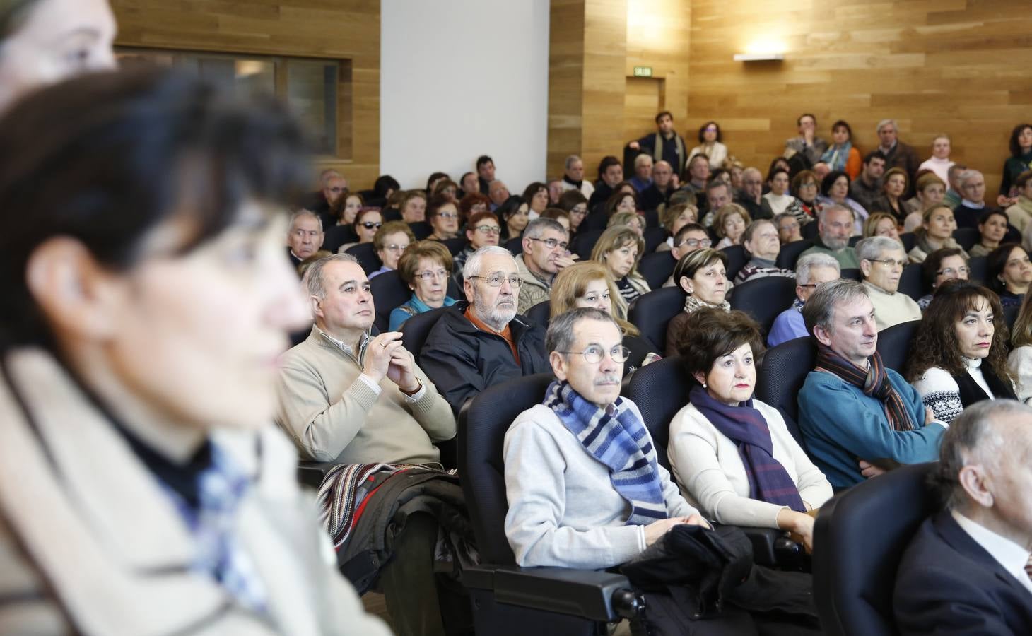 Laura Rojas-Marcos, en el Aula de Cultura de El Norte de Castilla