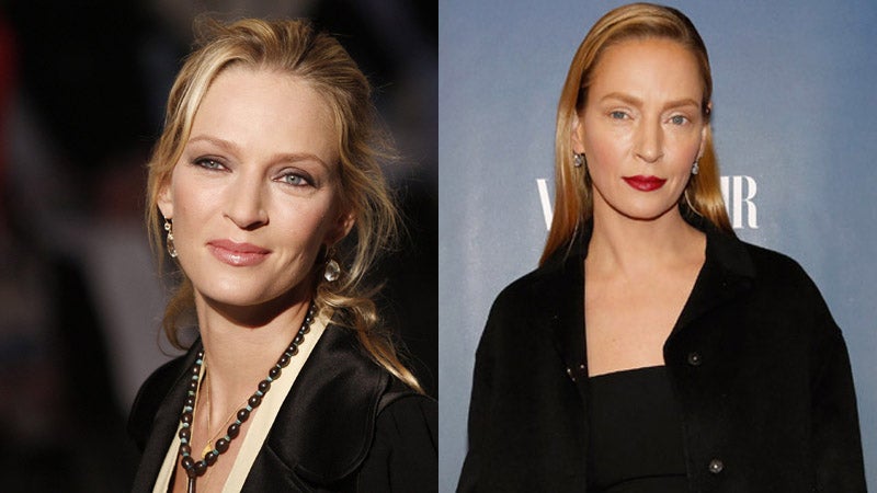 Tras varios días de especulaciones sobre las sorprendentes imágenes de Uma Thurman, en las que aparecía con un rostro muy cambiado, parece que todo se ha debido al maquillaje.