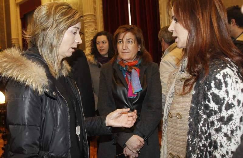 Capilla ardiente de José María Hernández en la Diputación de Palencia