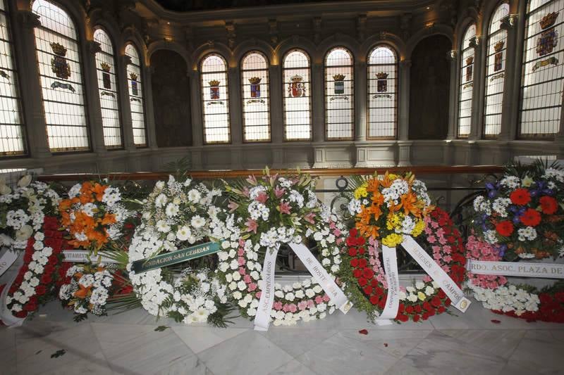 Capilla ardiente de José María Hernández en la Diputación de Palencia