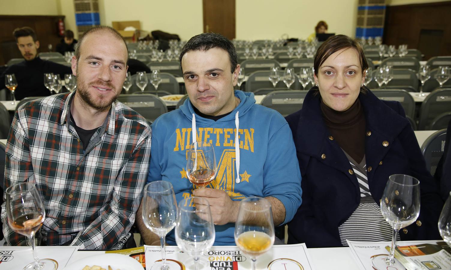 Eduardo Martín, Angel Andrino y Charo García.