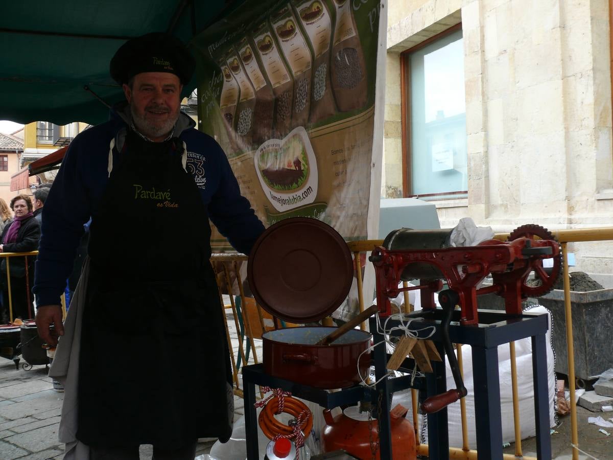 Olla ferroviaria en el barrio Húmedo de León