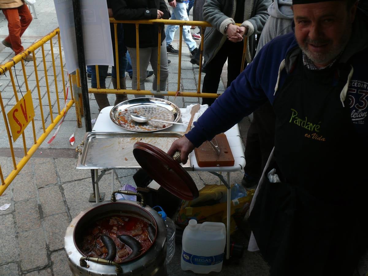Olla ferroviaria en el barrio Húmedo de León