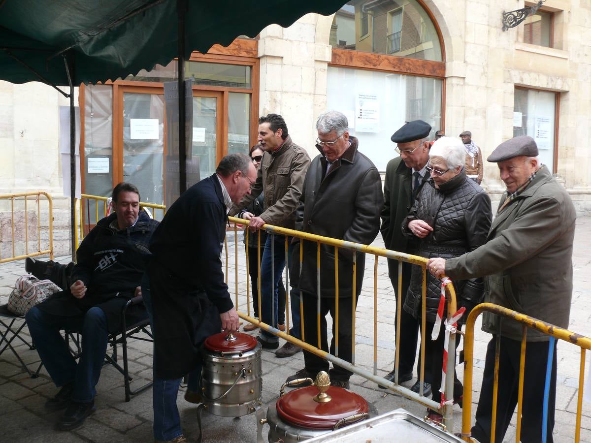 Olla ferroviaria en el barrio Húmedo de León