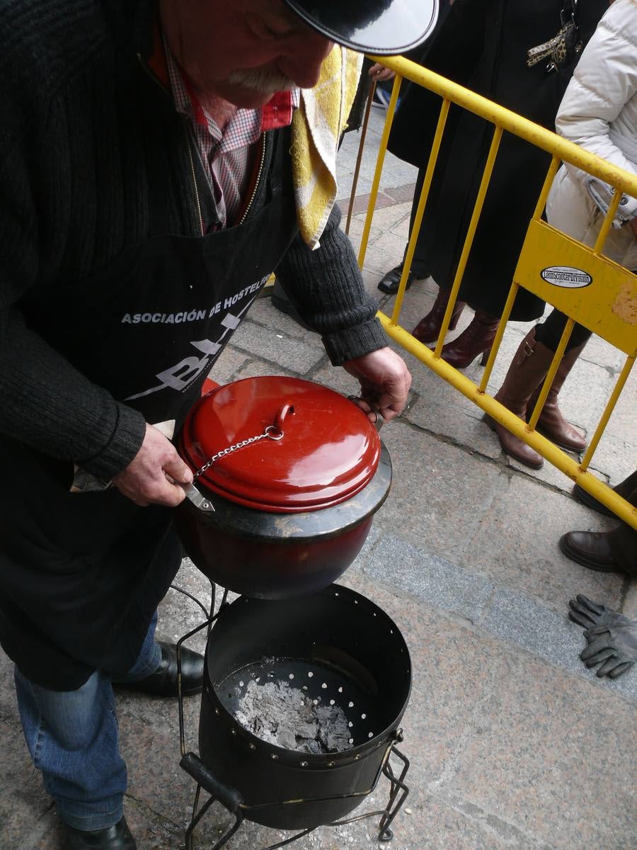 Olla ferroviaria en el barrio Húmedo de León
