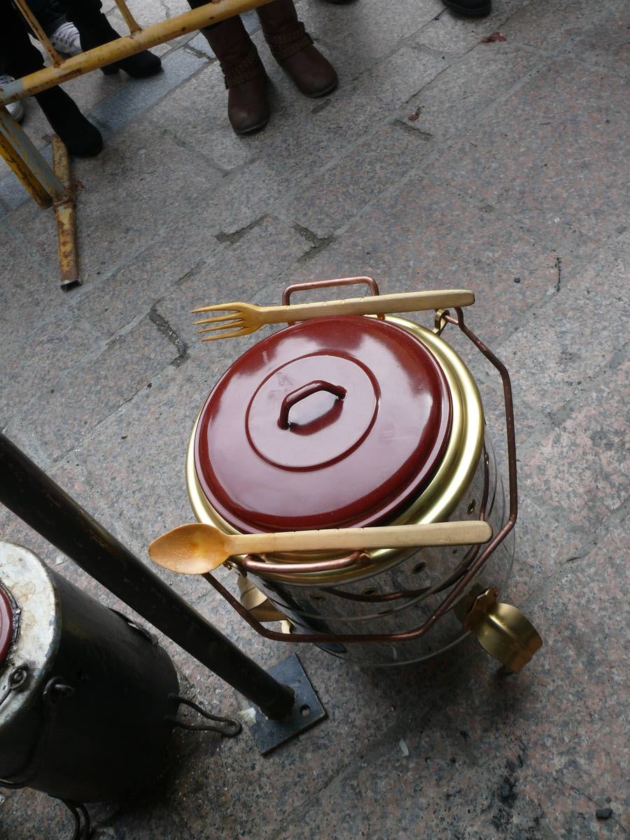 Olla ferroviaria en el barrio Húmedo de León