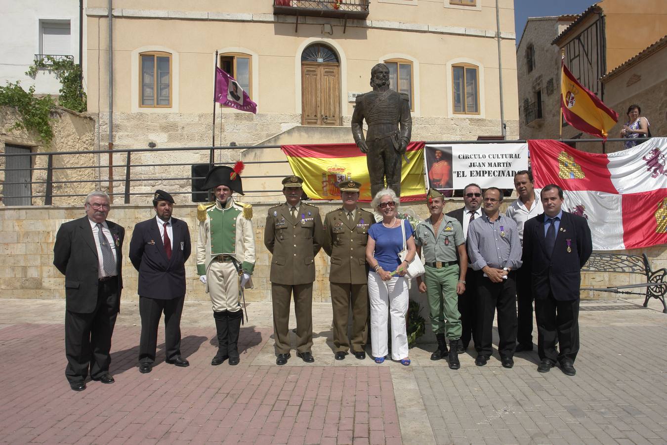 05.09.10 Homenaje al Empecinado, con motivo del 235 aniversario de su nacimiento, en Castrillo de Duero.