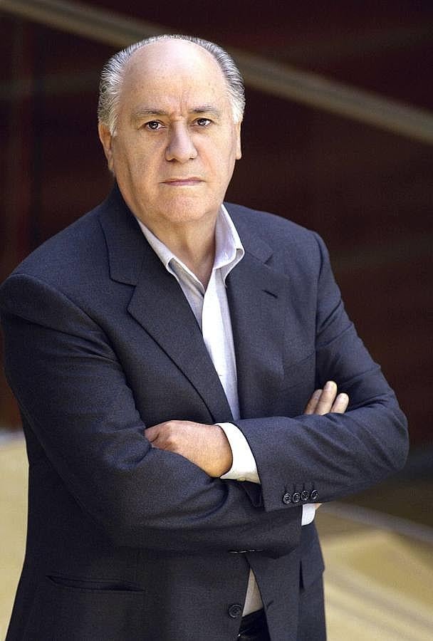 4. Amancio Ortega. Buffett le arrebata así el tercer puesto al español Amancio Ortega, cuyo patrimonio se eleva hasta los 64.500 millones de dólares. El dueño de Inditex aumentó el arsenal a su disposición en 500 millones a lo largo de 2014.