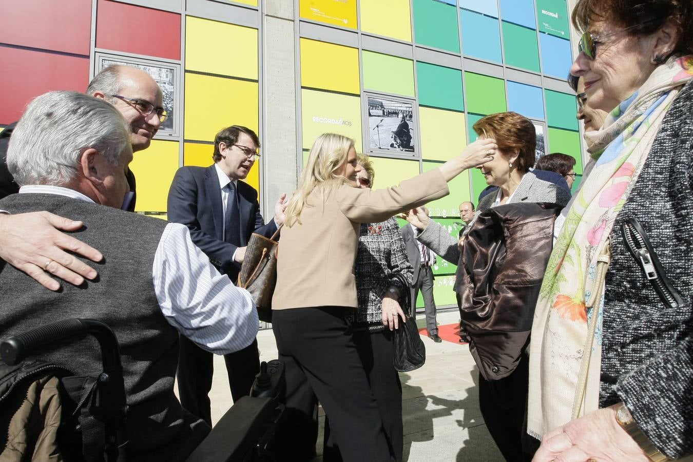 Inauguración del mural homenaje a las víctimas del terrorismo en Salamanca