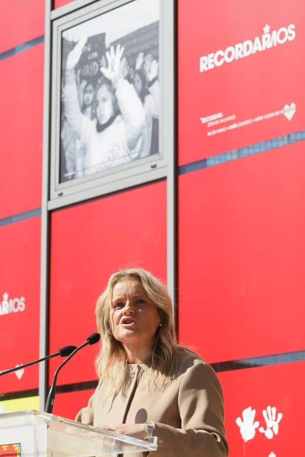 Inauguración del mural homenaje a las víctimas del terrorismo en Salamanca