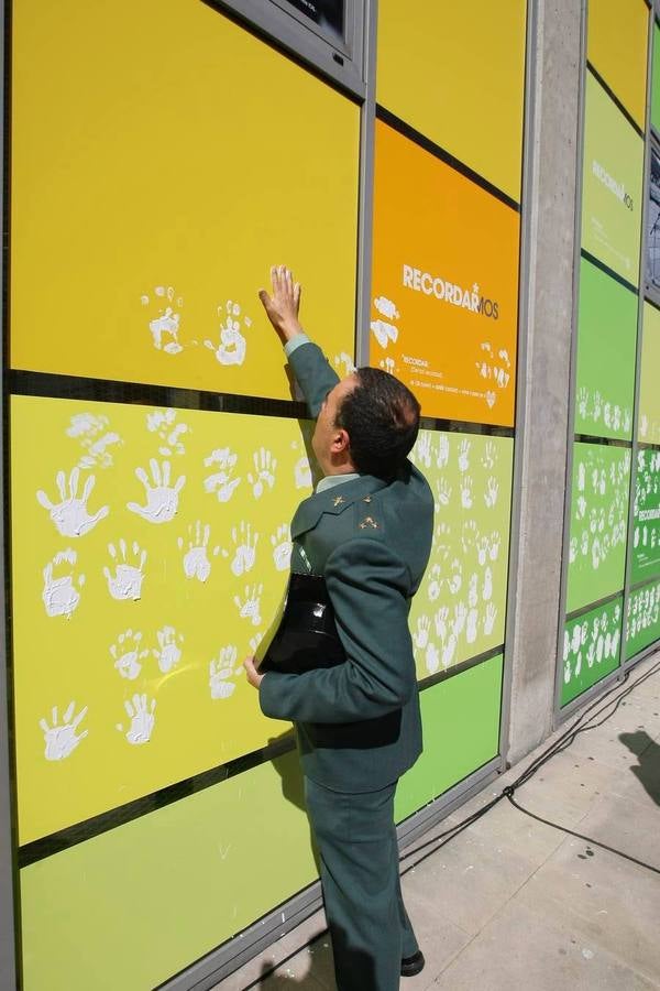 Inauguración del mural homenaje a las víctimas del terrorismo en Salamanca