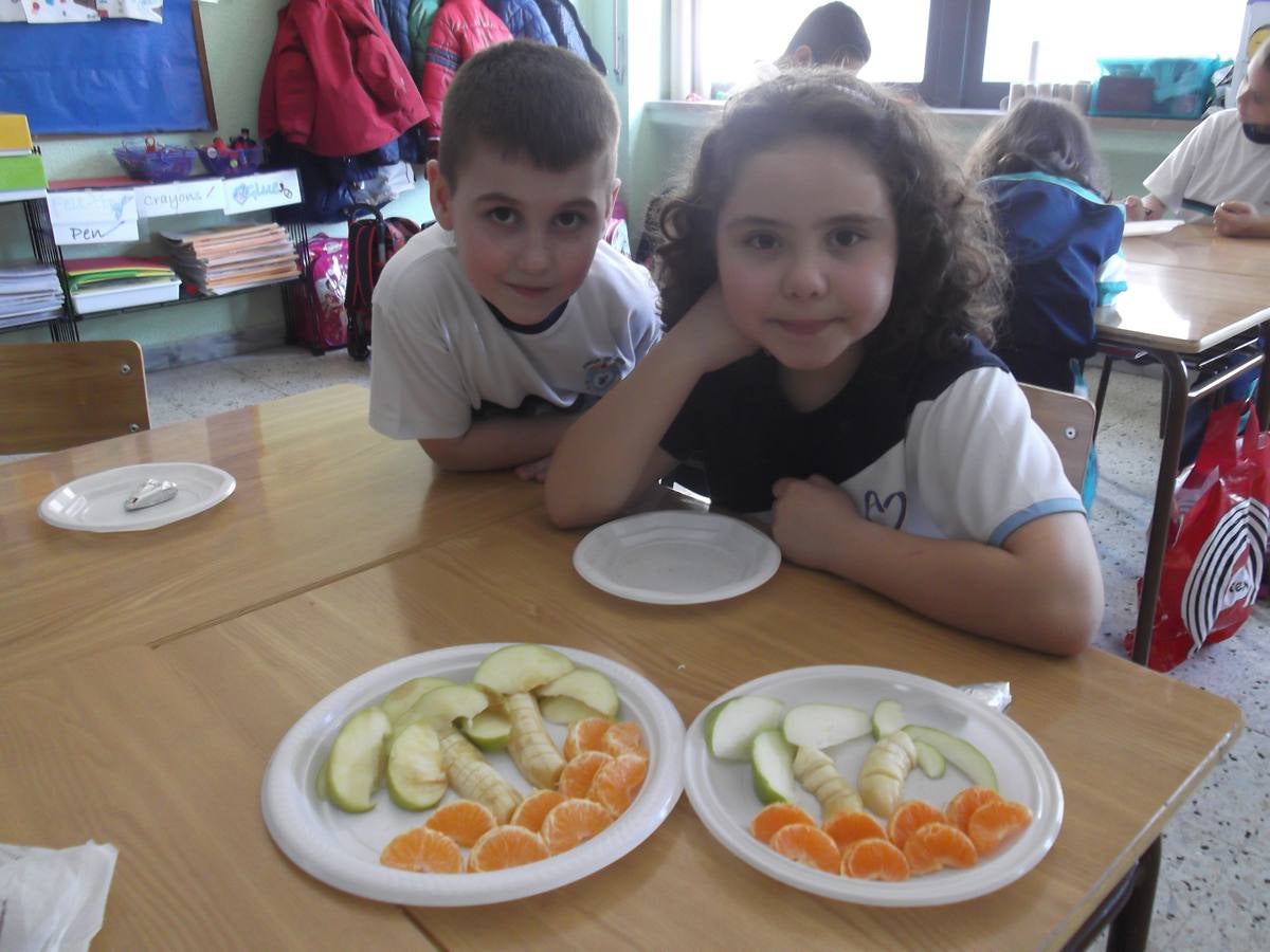 Los escolares del Amor de Dios aprenden hábitos de alimentación saludable