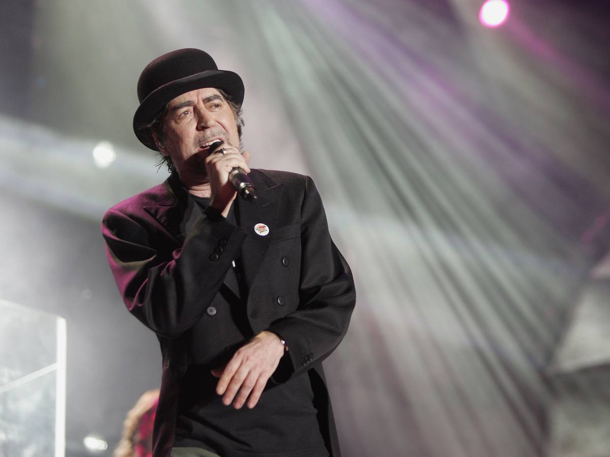 26.06.10 Joaquin Sabina, durante su actuación en el Auditorio de la Feria de Muestras de Valladolid.