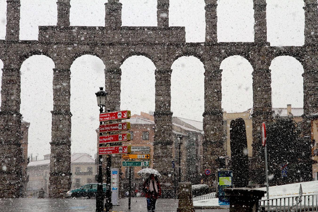 Nieve en Segovia