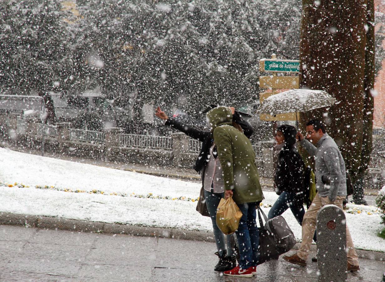 Nieve en Segovia