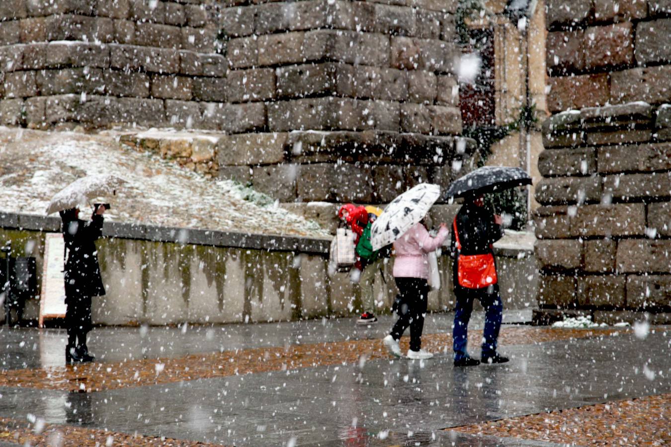 Nieve en Segovia