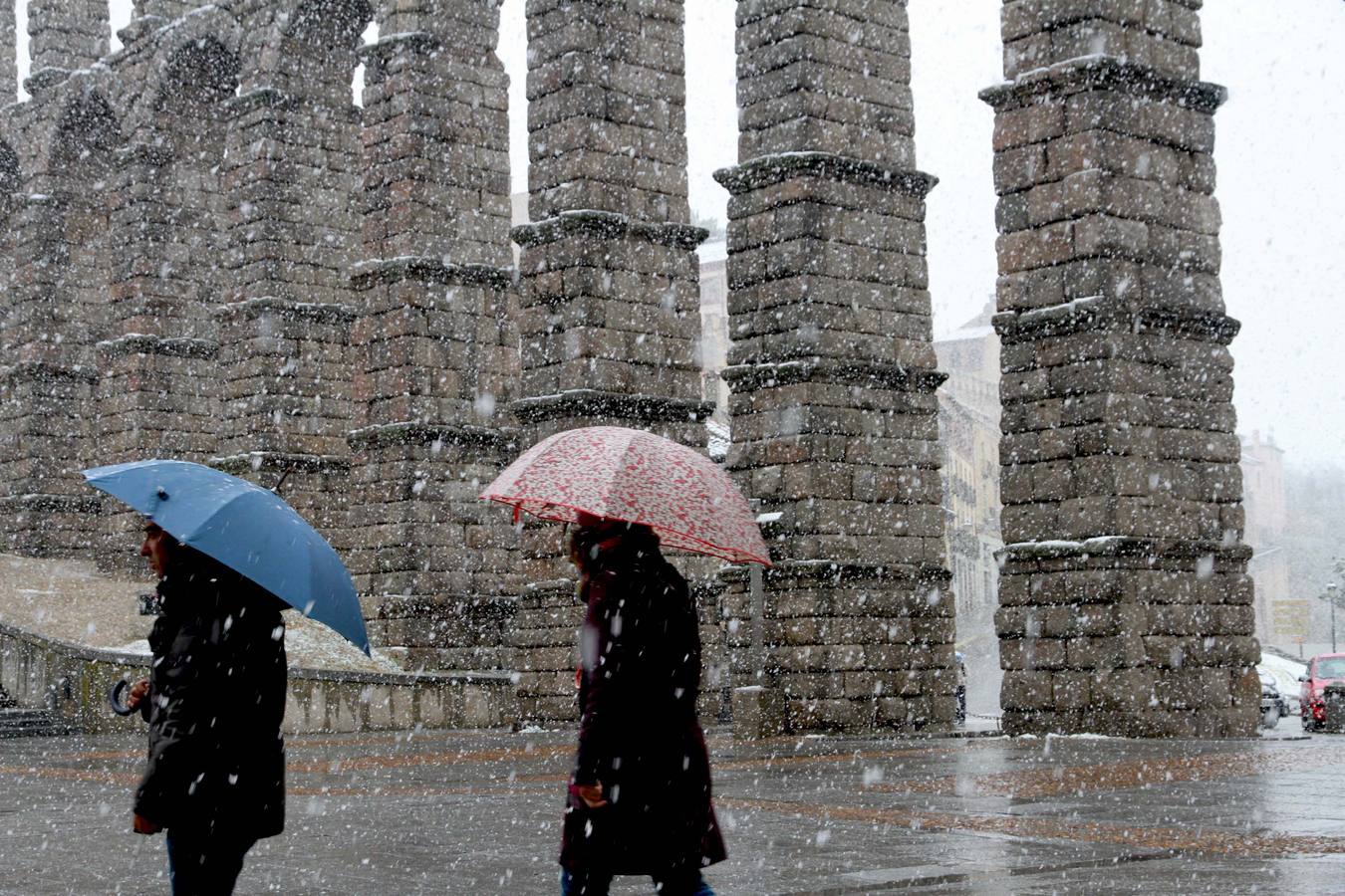 Nieve en Segovia